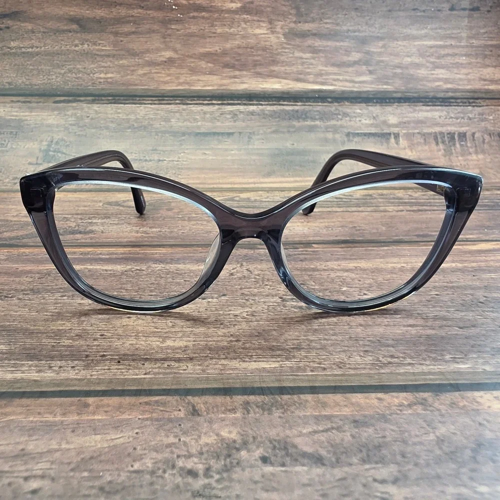 Kate Spade Hensley/G/S KB79O Smoke Purple Cat Eye Optical Glasses 55-17-140
